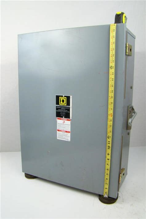 Square D 200a Transfer Switch Double Throw Non Fusible H82344 Type