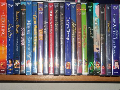 DISNEY DVD COLLECTION SO FAR 1/3 by bvw1979 on DeviantArt