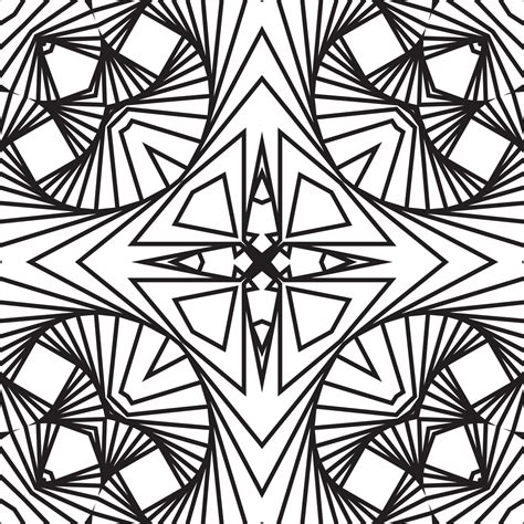 Geometric 3D monochrome Abstract pattern for Fabric and textile, on a ...