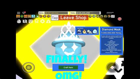 Bee Swarm Simulator! Buying The Diamond Mask! - YouTube