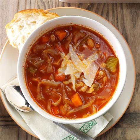 Italian Cabbage Soup Recipe Taste Of Home