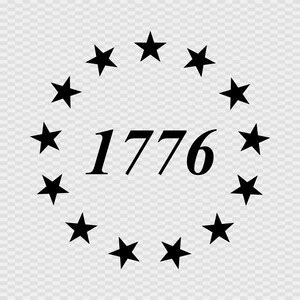 1776 Decal - Etsy