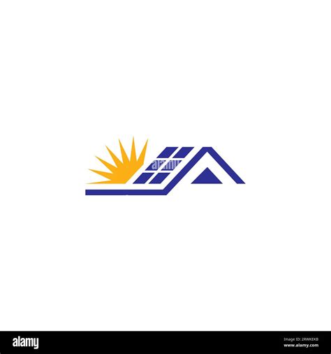 Solar Energy Logo Vector Solar Home Logo Stock Vector Image And Art Alamy