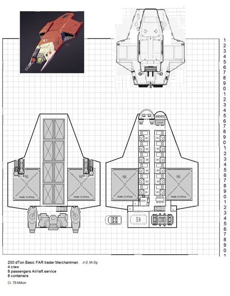 200 DTon FAR TRADER In 2024 Space Ship Concept Art Starship Concept