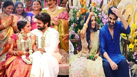 Naga Shaurya Wedding Pics Naga Shaurya Weds Anusha Teluguactor Naga