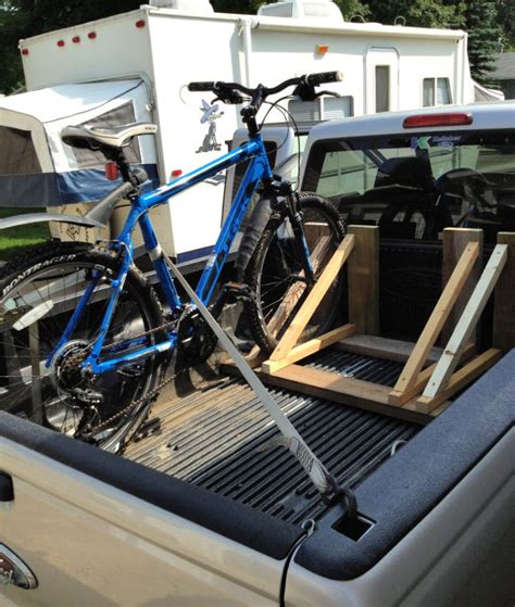 Easy DIY Truck Bed Bike Rack - Blitsy