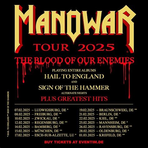 Manowar Tour Usa Katya Melamie