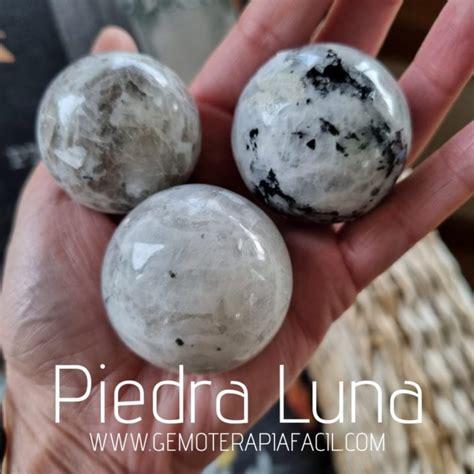 Esfera De Piedra Luna Natural Gemoterapia F Cil Tienda De Minerales