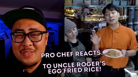 Pro Chef Reacts To Uncle Roger MAKE EGG FRIED RICE 3M Subscriber