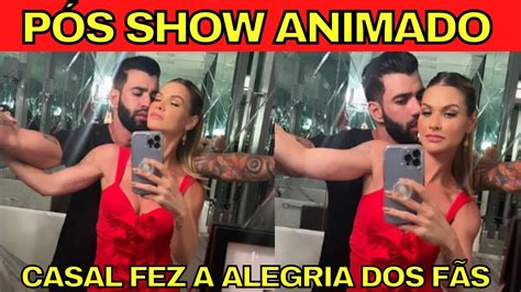 Gusttavo Lima e Andressa Suita FAZEM FOTOS OUSADAS em pós show de Miami