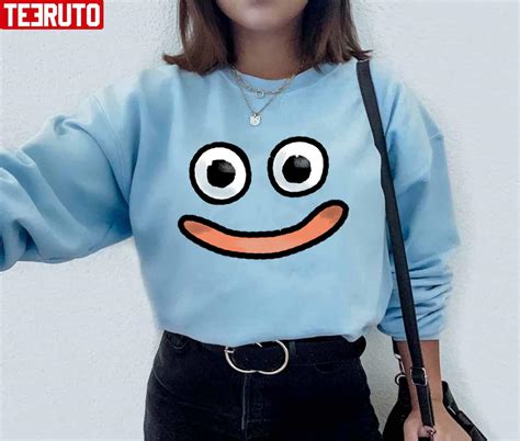 Slime Face Dragon Quest Character Unisex Sweatshirt - Teeruto