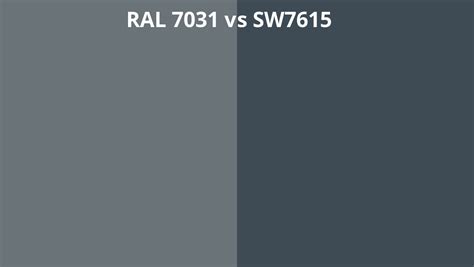 Ral 7031 Vs Sw7615 Ral Colour Chart Uk