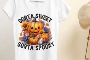 Sorta Sweet Sorta Spooky Half Pumpkin Graphic By Deenaenon Creative