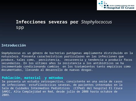 PPT Introducción Staphylococcus es un género de bacterias patógenas