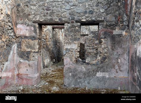 Pompeii Italy ruins of ancient city after the destruction by eruption ...