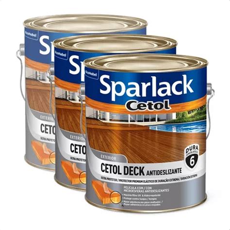 Cetol Deck Natural Antideslizante Sparlack L Kit C Parcelamento