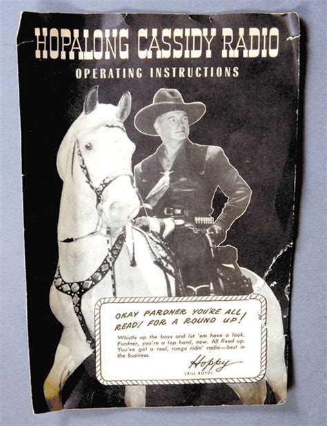 Hake S Hopalong Cassidy Radio By Arvin In Original Box