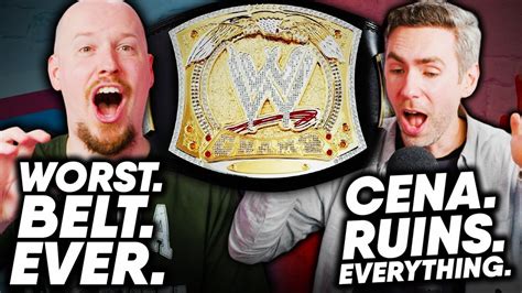 Ranking Every Wwe Title Belt Design 3 Words Or Less The 3 Count Youtube