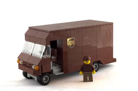 Lego Ups Truck Driver Just One Of The Lego Creations We Flickr