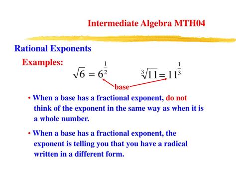 Ppt Rational Exponents Powerpoint Presentation Free Download Id4131857