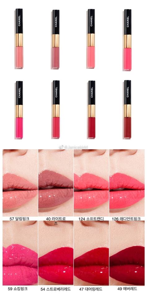 Chanel香奈儿2019年Le Rouge Duo Ultra Tenue超炫耀持色唇萃试色双 液态 一端 粉色 新浪新闻