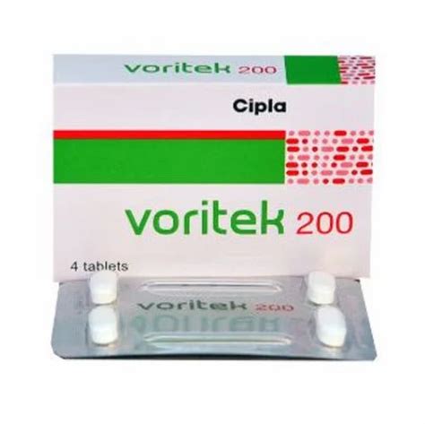 Voritek 200 Mg Tablets At Rs 1000 Stripe Voriconazole Tablet In New