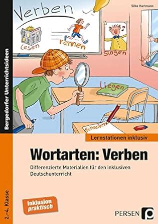 Wortarten Verben Differenzierte Materialien für den inklusiven