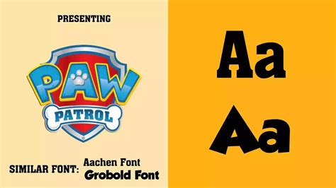 Paw Patrol Font Download Free - Free Fonts Lab