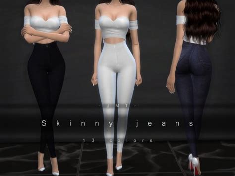 The Sims Resource Skinny Jeans By Jmt • Sims 4 Downloads