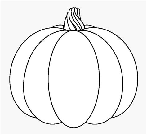 Pumpkin Clipart Black And White To Print Out Transparent, HD Png ...