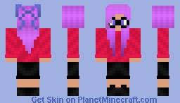 Glasses Girl Minecraft Skin