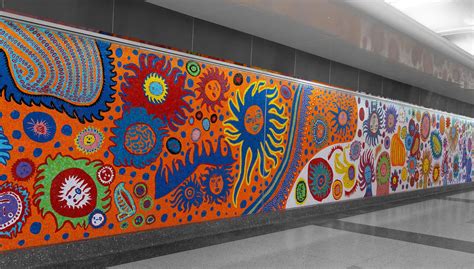Glass Mosaics In A New Subterranean New York City Train Urbanglass