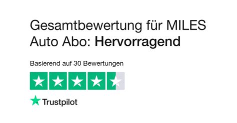 Bewertungen zu MILES Auto Abo | Lesen Sie Kundenbewertungen zu abo ...