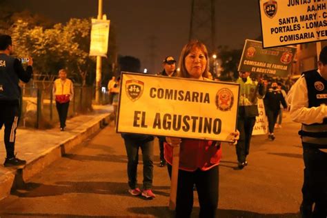 El Agustino Alcalde Richard Soria Lidera Marcha A Favor De La