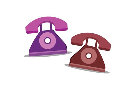 Retro Telephone Vector Art Graphic by artgreesa · Creative Fabrica