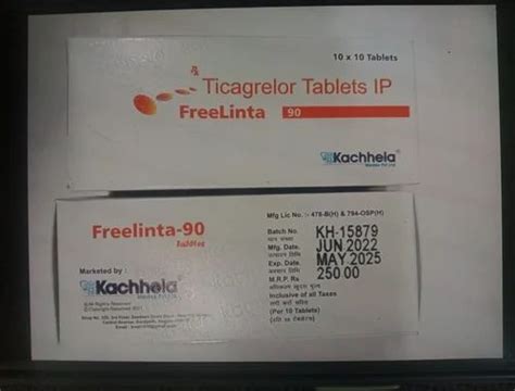 Ticagrelor Tablet Ticagrelor 90mg Tablet Exporter From Nagpur