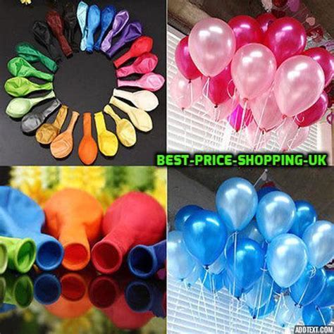 Large Plain Balons Ballons Helium Balloons Birthday Wedding Baloons