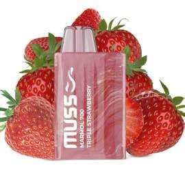 Muss Triple Strawberry Mg Pod Desechable Marmol