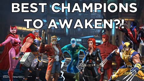 Best Champions To Awaken Marvel Contest Of Champions Youtube