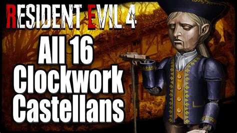 All Clockwork Castellans Locations Resident Evil 4 Remake Revolution