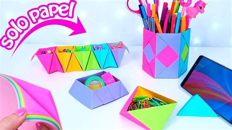 5 Diy Con Papel Para El Regreso A Clases Youtube