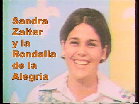 Sandra Zaiter y la Rondalla de la Alegría 1969 YouTube