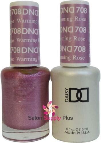 Dnd Daisy Duo Gel W Matching Nail Polish Lacquer Warming Rose