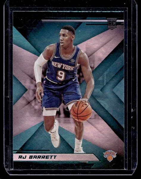 Panini Chronicles Rj Barrett Rookie New York Knicks Ebay