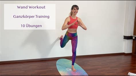 Wand Workout Ganzk Rpertraining An Der Wand Wall Workout Wand