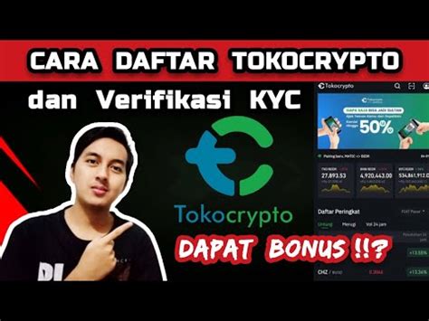 Cara Terbaru Daftar TOKOCRYPTO Dan Verifikasi KYC Di HP YouTube