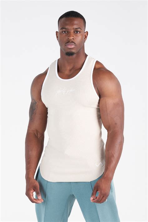 Script Ribbed Fitted Tank Tlf Apparel Exclusive Gym To Street Wear