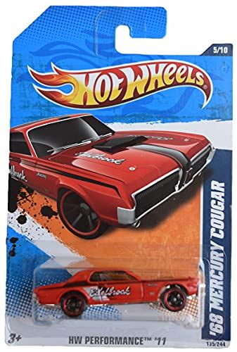 楽天市場ホットウィール マテル ミニカー ホットウイール Hot Wheels Mercury Cougar Performance red