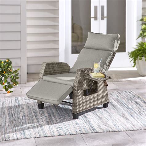 The Weatherproof Outdoor Recliner - Hammacher Schlemmer