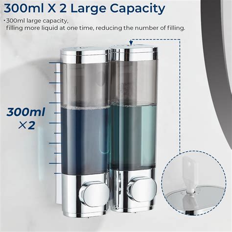 Pollock Shampoo Dispensers For Shower Wall Mounted Shower Shampoo